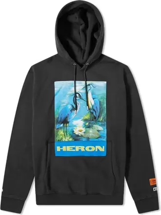 Heron Preston Heron Pop Over Hoodie Black HMBB004F198080010488