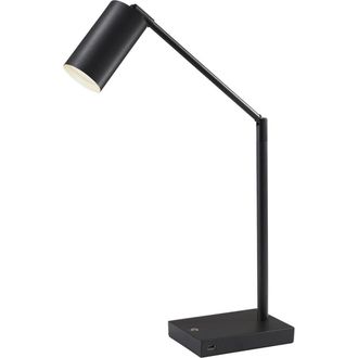 Adesso Colby LED Desk Lamp in Black Painted Metal at Nordstrom