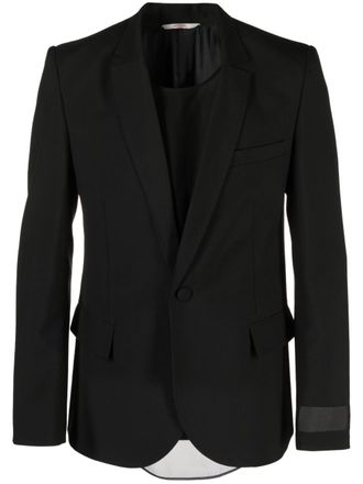 Valentino Garavani Blazer met logopatch - Zwart