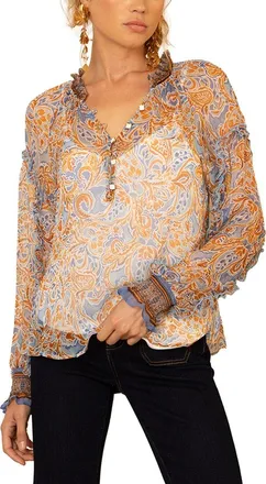 Hale Bob Linda Silk Top