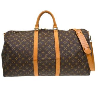 Louis Vuitton Pre-owned Weekend Bags, unisex, Brown, Size: ONE SIZE Pre-owned Keepall Bandouliere Bag