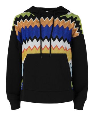 M Missoni Metallic Chevron Hoodie