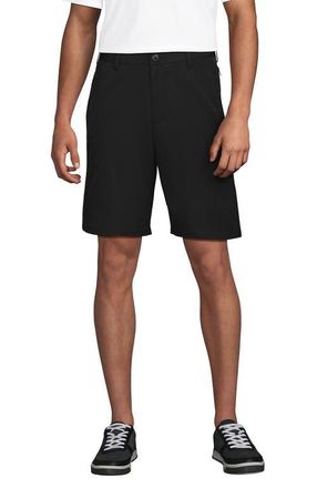 Lands End Active Performance 9 Chino Shorts in Black at Nordstrom, Size 34 X 11