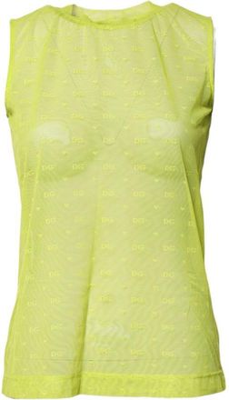 Dolce & Gabbana Bicolor Nylon Womens Blouse