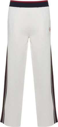 Casablanca Caf&eacute; Stripe Broeken - Heren - Straight fit broeken - Wit - M - Polyester - Broeken