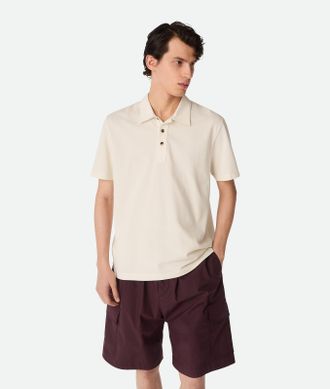 Bottega Veneta Fine Cotton Jersey Polo - Bottega Veneta