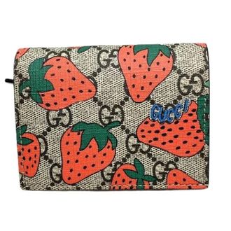 Gucci Pre-owned Wallets, female, Multicolor, Size: ONE SIZE Pre-owned GG Supreme Mini Wallet