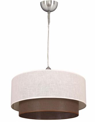 Fabrilamp Colgante Altea Beige/marr&oacute;n Regulable D35