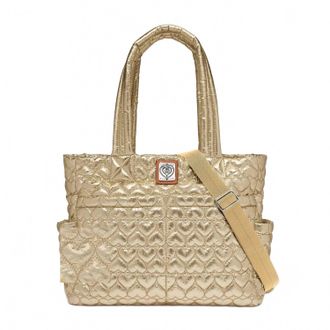 Brighton Womens Kameron Metallic Utility Tote In Gold