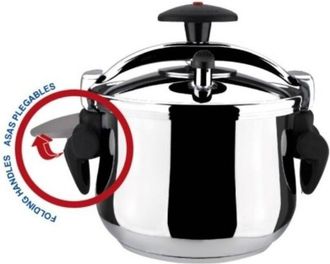 Magefesa Magefesa - Olla A Presi&oacute;n star Plie 6 Litros Bombeada Para Todo Tipo De Fuegos