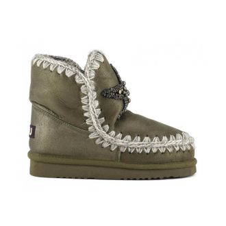 Mou Schoenen, Dames, Groen, 36 EU, Wol, Winterlaarzen