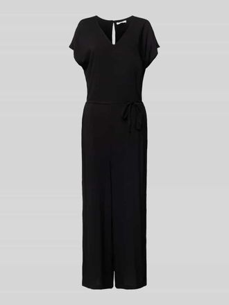 b.young B.Young Jumpsuit mit Bindegürtel Modell Joella in Black, Größe 36