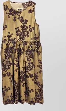Uma Wang viscose cupro midi dress