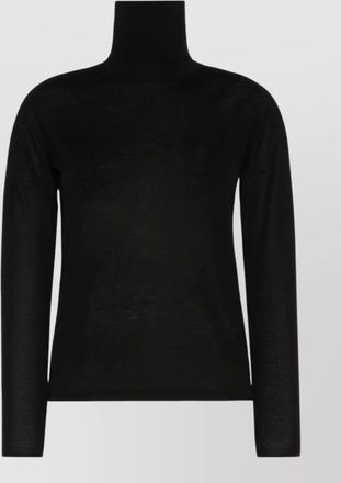 Max Mara wool fine-knit turtleneck sweater
