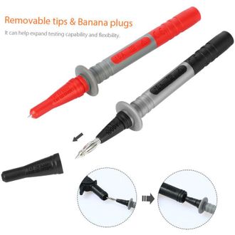 OEM Kit De 21 Cables De Prueba Electr&oacute;nicos Para Mult&iacute;metros, Cables Reemplazables Para Mult&iacute;metros Digitales, Dmm Y Pinzas Amperim&eacute;tricas - Crezuo