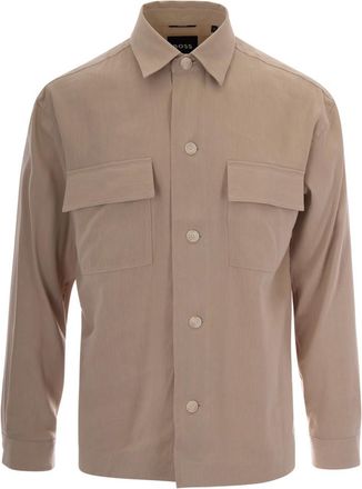 HUGO BOSS Natural Regular Solid Shirt