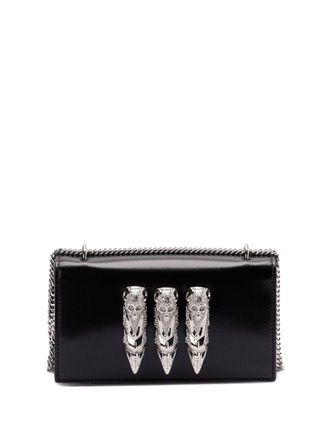 Philipp Plein small leather shoulder bag - women - Calf Leather - One Size - Black