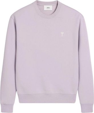 Ami Ami de Coeur Sweatshirt - Heren - Sweatshirts - Paars - L - Katoen - Hoodies & sweatvesten