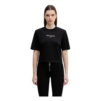 Off-white Dames, Tops, Zwart, Maat: S Katoen