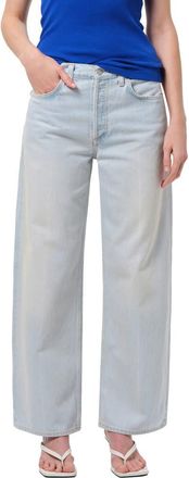A Gold E Arc Loose Wide Leg Jeans in Type Light Sky Indigo at Nordstrom, Size 23