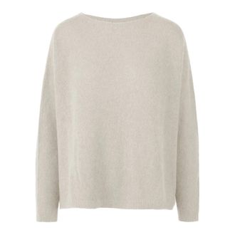 Bomboogie Maglione Girocollo Senza Cuciture - - Knitwear - Donna - Beige - M