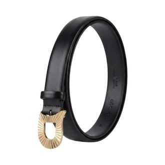 Dondup Cintura - Dames - Accessoires - Zwart - Maat: 80 CM Leer