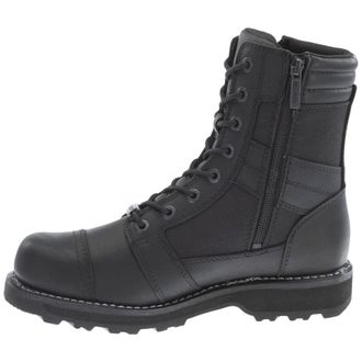 Harley-Davidson Harley Davidson Boxbury Full grain leather Mens Ankle Boots - Black - Size:UK 8.5