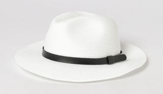 Emporio Armani Cappello in rafia intrecciata