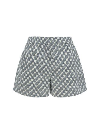 Tory Burch Printed Cotton Poplin Shorts