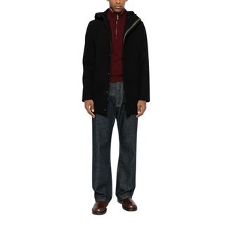Manuel Ritz Single-Breasted Coats - Coats - Hombre - Negro - L