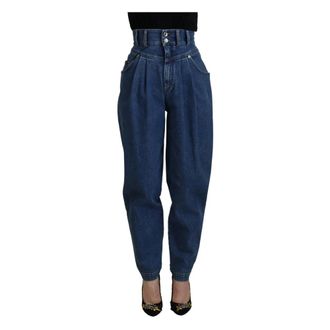 Dolce & Gabbana Loose-fit Jeans - Dames - Loose Fit Jeans - Blauw - M - Denim - Jeans