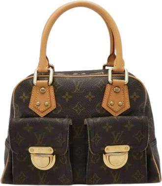 Louis Vuitton Pre-owned Handbags, female, Brown, Size: ONE SIZE Pre-owned Canvas Handbag