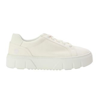 Timberland Dames/Dames Laurel Court Leren Platform Trainers (Wit)