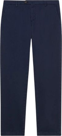 Brooks Brothers Stretch Katoen Twill Chino - Heren - Chinos - Blauw - W42 - Katoen - Broeken