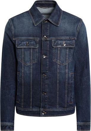 Dolce & Gabbana Denim Jassen - Heren - Spijkerjassen - Blauw - M - Denim - Jassen