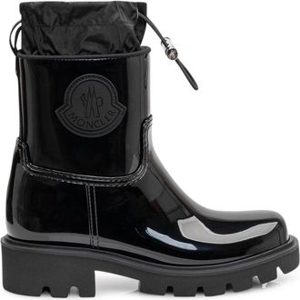 Moncler Kickstream Regenlaars - Dames - Regenlaarzen - Zwart - 37 EU - Nylon - Schoenen