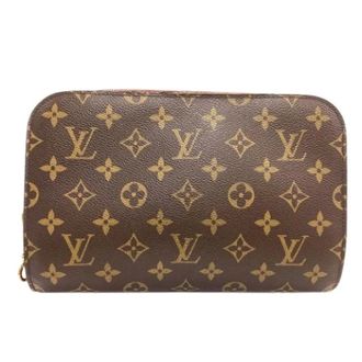Louis Vuitton Pre-owned Clutches, female, Brown, Size: ONE SIZE Pre-owned Monogram Clutch