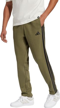 adidas Essentials 3-Stripes Fleece Sweatpants in Olive Strata/Black/ at Nordstrom Rack, Size Xx-Large