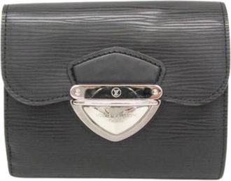 Louis Vuitton Pre-owned Leren Portemonnee - Dames - Vintage Accessoires - Zwart - ONE Size - Leer - Vintage