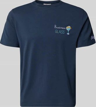 MC2 Saint Barth T-Shirt mit Stitchings Modell PORTOFINO in Marine, Gr&ouml;&szlig;e XXL