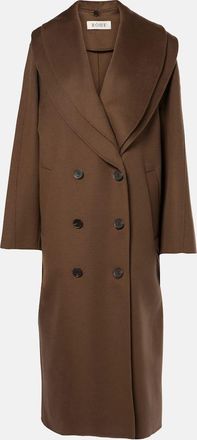 Róhe Scarf-detail wool coat