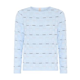 Skovhuus Dames, Tops, Blauw, Maat: 3XL