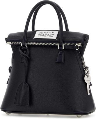 Maison Margiela Mens 5ac Classique Mini Top Handle Bag Navy Corpo Leather Caprina