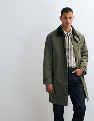 Tommy Hilfiger cappotto imbottito kaki-Verde