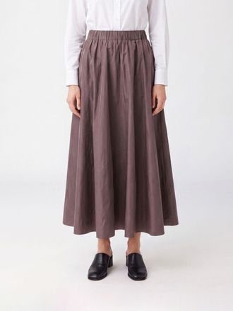 Parosh High-Waisted Flared Midi Skirt P. A.R. O.S. H. in Technical Fabric