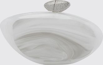 Benedetta Bruzziches Clutch bicolore Armonia in metacrilato e cristalli