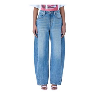 Alexander Wang Alexander Wang, Loose-fit Jeans, female, Blue, Size: W30 Wide-Leg Denim Jeans