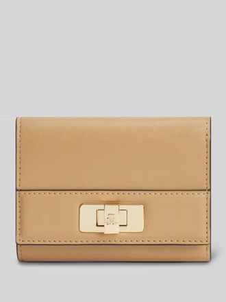 Tommy Hilfiger Portemonnaie mit Logo-Applikation in Beige, Gr&ouml;&szlig;e 1