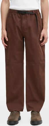 Gramicci Voyager belt trousers - men - Cotton - L - Brown