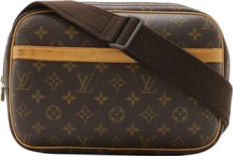 Louis Vuitton Brown Monogram Canvas Reporter Pm (Authentic Pre-Loved)
